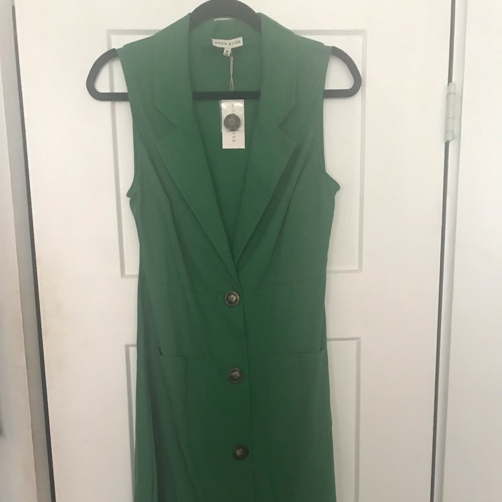 Moon River Kelly Green Dress NWT Size M